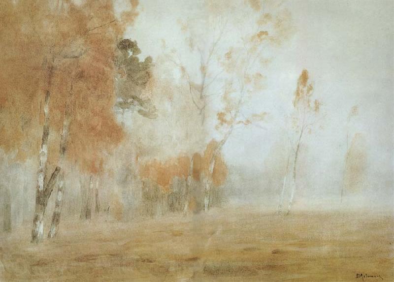 Isaac Levitan Mist,Autumn Spain oil painting art
